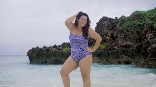 Women's Plus Size Swimwear - Curvy Swimwear - Curvy by Capriosca Swimwear Batik One Piece Swimsuit