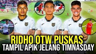 PERFORMA CIAMIK PEMAIN TIMNAS RIDHO BIKIN GOL TENGAH LAPANGAN DEAN JAMES BOBOL TIM VERDONK DAN HILGE