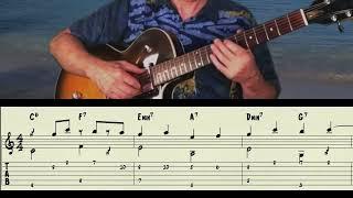 Saint Thomas (with TABS notation) solo guitar