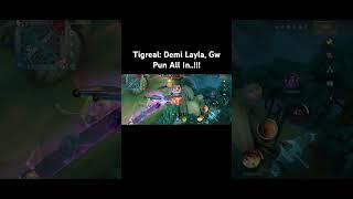 Mobile Legends - Tigreal: Demi Layla, Gw Pun All In..!!! #mobilelegends #mlbb #shorts