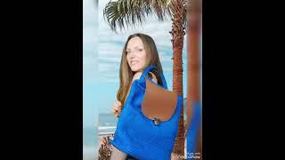 Рюкзак из полипропиленового шнура крючком #handmade #fashion
