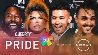 Queer joy and Pride magic from the red carpet of the Queerty Pride50