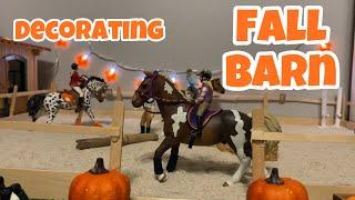 Decorating My Schleich Barn For Fall 2024