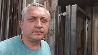 Ворота гармошка - проверяем на прочность