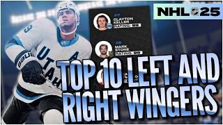 Top 10 Left and Right Wingers in NHL 25 | | All Stats and X-Factors