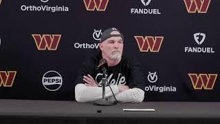 LIVE: HC Dan Quinn Speaks to the Media Before Christmas Eve Practice | Washington Commanders