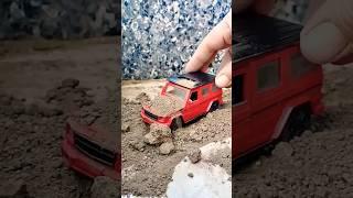 Collision  Mercedes G-WAGON Extreme mud offroad 4x4 drive power Scale model diecast miniature car