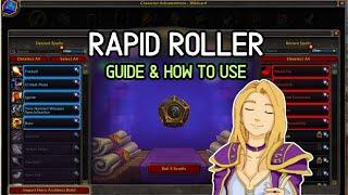 Rapid Roller Guide & How to Use  - Ascension Season 9 TBC