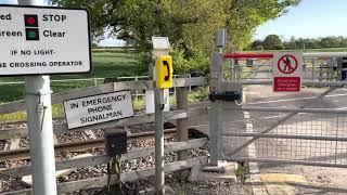 *Extremely Rare* Oakwood Farm (MWL) Userwork Level Crossing (North Yorkshire) Saturday 22.05.2021