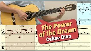 The Power of the Dream / Celine Dion (Guitar) [Notation + TAB]