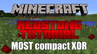 [REDSTONE] MOST compact XOR gate FIXED (2 in / 1 out)