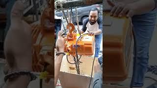 chain hoist electric cara pasang