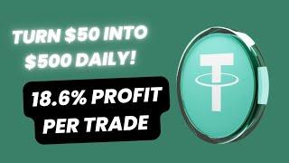 Crypto Arbitrage Trading Opportunity |  Make 18.3% Profit Per Trade | turn $50 into $500 every day