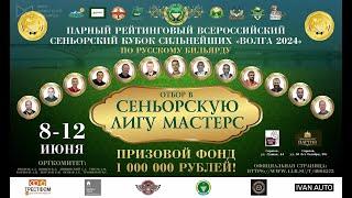 1/2-ФИНАЛА. ПЕТУШКОВ/СУЛТАНОВ vs БОЙКО/БОРОДКИН. Парный сеньорский миллионник "Волга 2024"