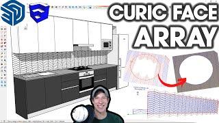 Curic Face Array is AMAZING! (New FREE SketchUp Extension and Tutorial)