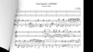 A. Piazzolla - Four Seasons - 3. AUTUMN - for piano 4 hands