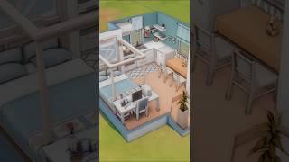 ASMR - let's build Micro Apartment ( No cc ) #sims4 #thesims4 #simstok #thesims #sims #sims4build