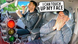 "Red Light Means I Can Touch Up My Face” | The Instructor was Shocked