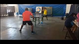 forehand loop, backhand flatdrive