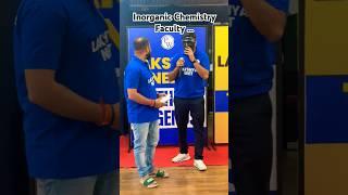SWAG से SWAGAT : Inorganic Chemistry Faculty of LAKSHYA NEET