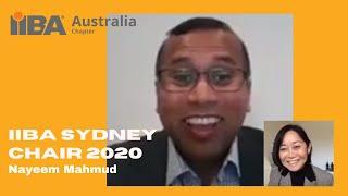 Nayeem Mahmud - IIBA Australia Sydney Chair 2020