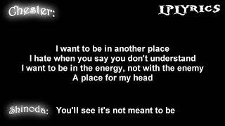 Linkin Park - A Place For My Head (Instrumental with Lyrics)