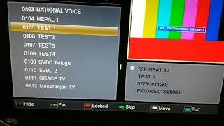 GSAT 30 @ 83 E (C Band) New Channels | NETSAT HD