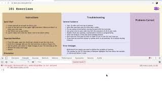 Starting 101 Exercises in JS