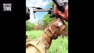 Jerry-rigging a UAV to carry a RGD-5 grenade. (Russian video) #Shorts