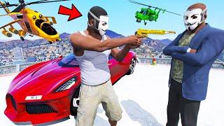 Franklin Finally Found FAKE Mr. Anonymous Hacker In GTA 5 | SHINCHAN and CHOP