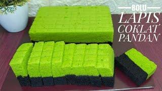 Bolu Lapis Coklat Pandan