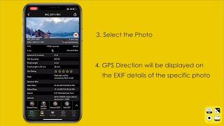 How to view GPS direction of a Photo on iPhone or iPad