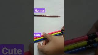 normal pencil cute pencil # sayani gunjan cute stationary️plz  subscribe 