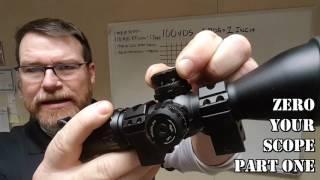 How to Zero a Rifle Scope:  Beginners Guide Part One-Classroom Phase