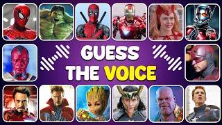 Guess The AVENGERS Character By Voice  Guess The Voice | Avengers Quiz | Spider-man, Deadpool, Thor