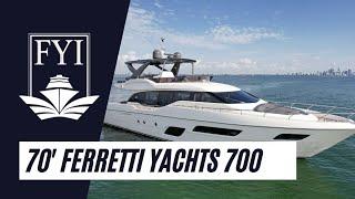 70' Ferretti Yachts 700 2017 [G3] | For Sale Exclusively by FYI Yachts