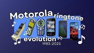  Motorola Ringtone Evolution (1983-2025)  #HelloMoto