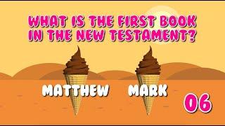 Ice Cream Cone Bible Trivia Game