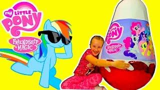 mlp ПОНИ Много пони My Littie Pony гиганское яйцо с пони канал Леночки видео для детей