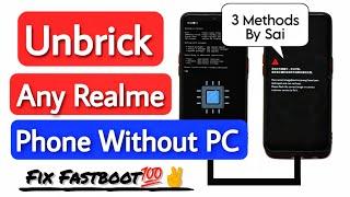 How To Unbrick Realme Devices Without PC. Fix The Current Image (Boot/Recovery) Has Been Destroyed