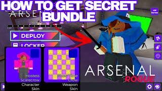 HOW TO GET SECRET SCARECROW BUNDLE IN ARSENAL: ROGUE EVENT! | ROBLOX