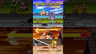 Similarities between World Heroes and Street Fighter II