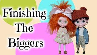 Finishing up my Custom The Biggers Dolls Custom Doll Art