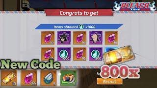 New Code November~ Spending 800x Tickets | Bleach Mobile 3D (SEA)