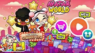 TOCA BOCA and NEW UPDATE! FREE ITEMS OF STARDUST CITY FOR ALL PLAYERS AVATAR WORLD |toca boca hacks