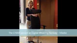 Lampas Weaving Workshop at Digital Weaving Norway