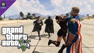 GTA 5 - Homelander VS Justice league