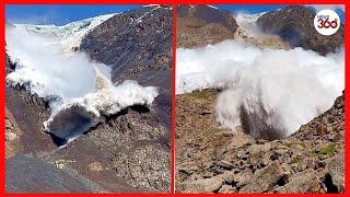 British tourist captures avalanche sweeping over group in Kyrgyzstan