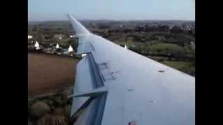 Air France (by Brit Air) Bombardier CRJ-1000 landing at Brest Guipavas