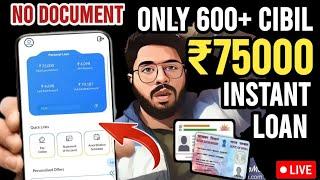 ️Only 600 cibil 75000 loan approval 2025 new year offer | Instant loan approval without incomeproof